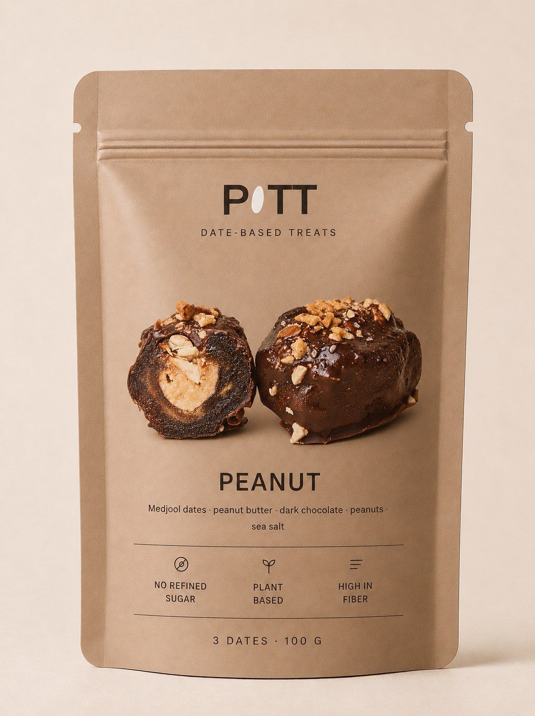 The PITT Peanut pouch: three stuffed dates, 100 g